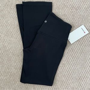 NWT Lululemon Align High-Rise Mini-Flared Pant 28" Black Size 8